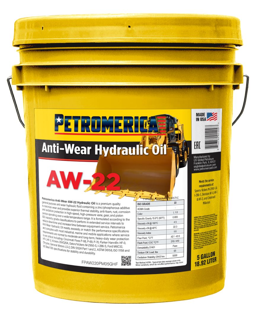 Petromerica Anti Wear Hydraulic Oil AW-22